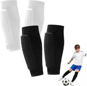 Soccer Shin Guards-2 Pairs Shin Pad...
