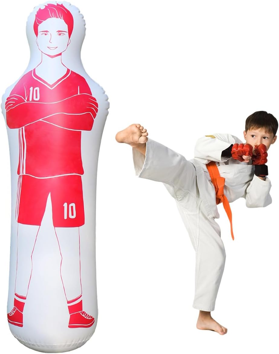 ZHUYNXIR Inflatable Soccer Dummy, Soccer Training Equipment, Inflatable Dummy Goalkeepr Air Mannequin Free Kick Wall Goalkeeper Defender Training for Children Adults - Image 5