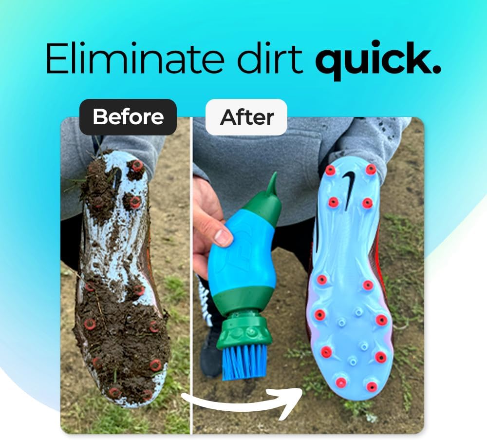 BootBuddy Cleat & Boot Cleaner Brush, Black | For Soccer Cleats, Golf Shoes, Baseball Cleats & Hiking Boots, Removes Mud, Dirt & Stains in Seconds - Image 4