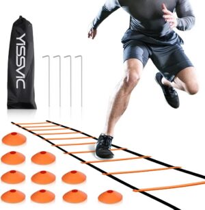 YISSVIC Agility Ladder and Cones 20...