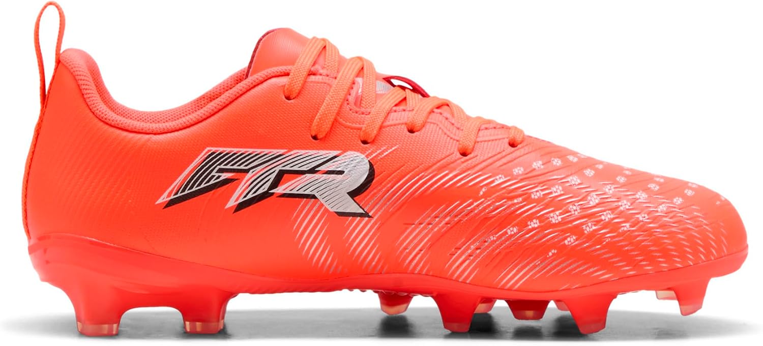 PUMA Kids Boys Future 9 Play FirmArtificial Ground Soccer Cleats - Red - Image 5