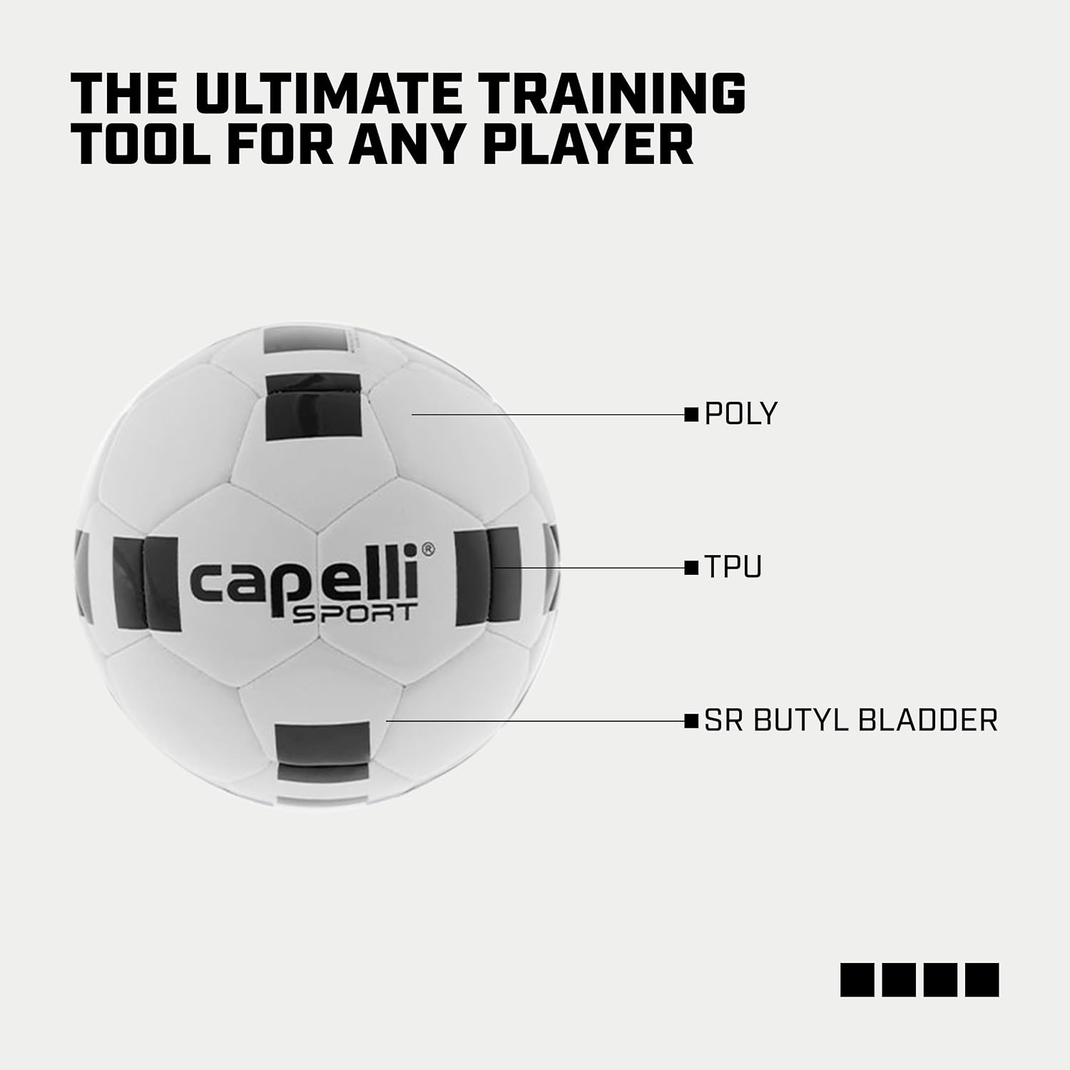 Capelli Sport Soccer Ball Sizes 4, 5 and Mini for Training, Practice Drills and League Play, Youth and Adult - Image 4