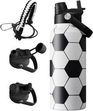 32oz Soccer Insulated Water Bottle ...