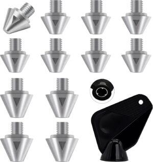 Soccer SG Studs, 12PCS Aluminum Scr...