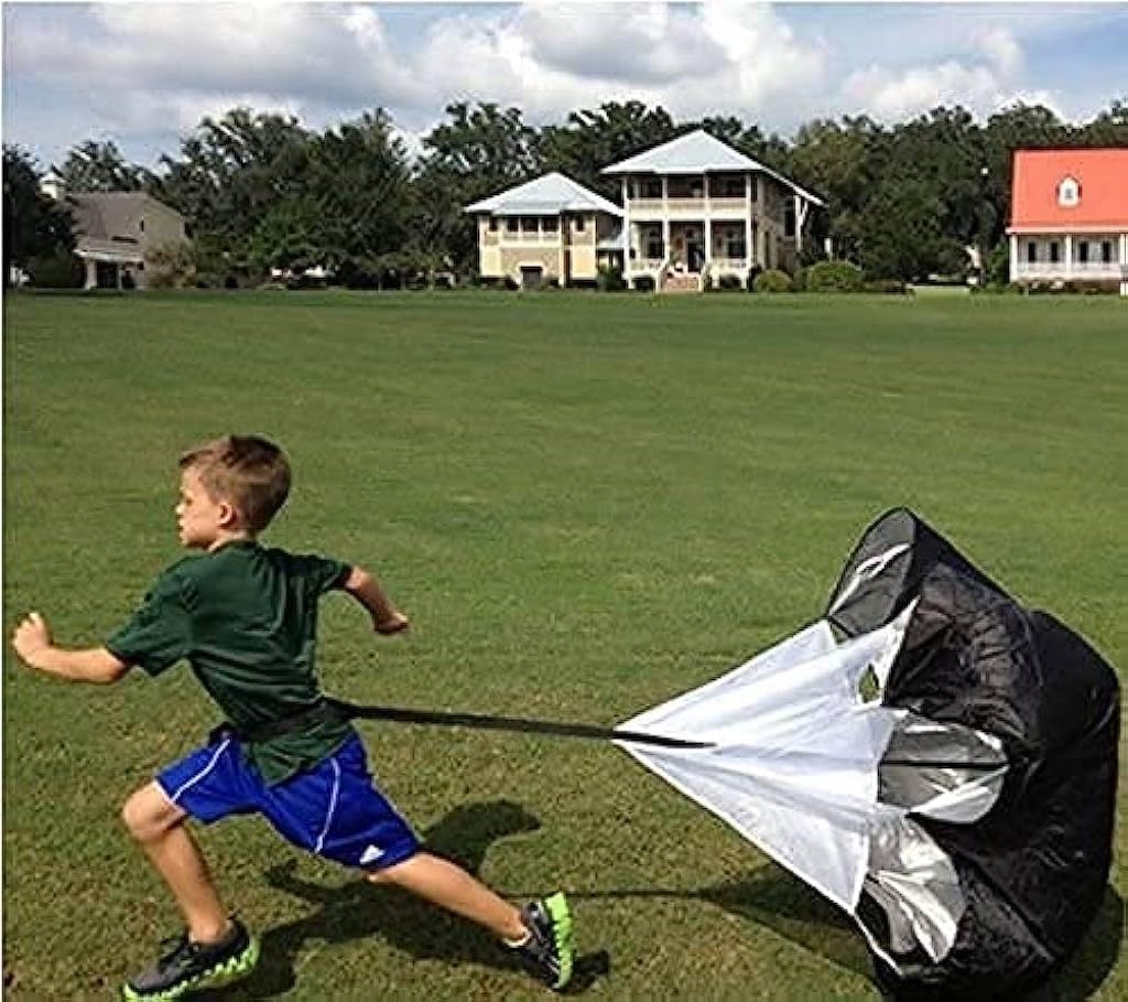 Running Speed Training Football Parachute - 48" Inch for Kids Resistance Sprint Trainer - Chute Soccer Training - Image 6