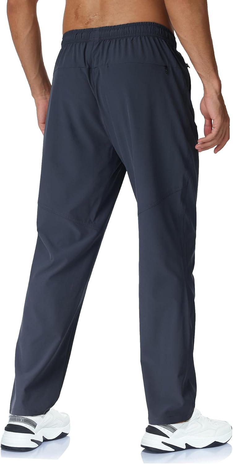 Rapoo Mens Lightweight Hiking Pants Quick Dry Stretch Joggers for Running Workout Casual - Image 3