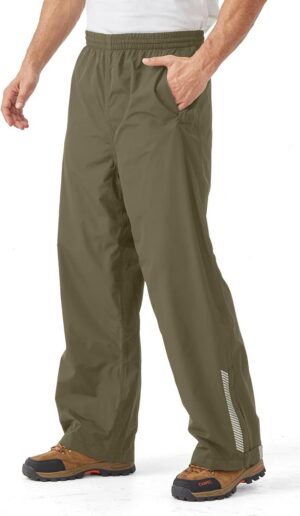 Men’s Packable Rain Pants Wat...