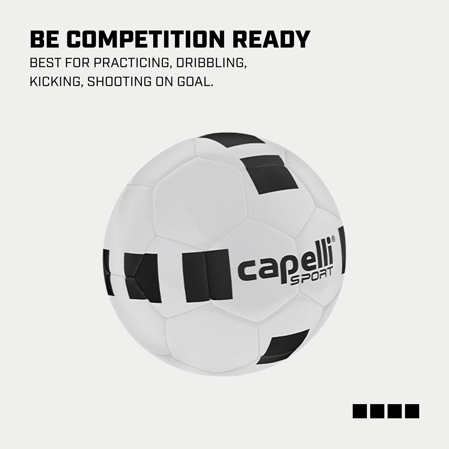 Capelli Sport Soccer Ball Sizes 4, 5 and Mini for Training, Practice Drills and League Play, Youth and Adult - Image 5