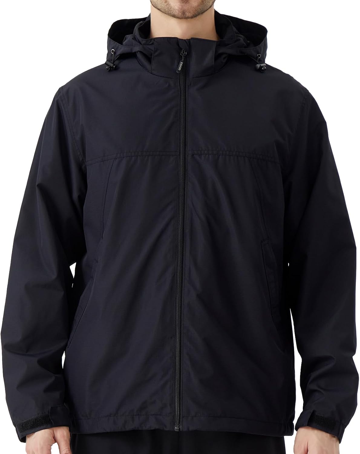 Men's Lightweight Hooded Jacket Waterproof Windbreaker Raincoat Shell Jacket for Outdoor Hiking Traval