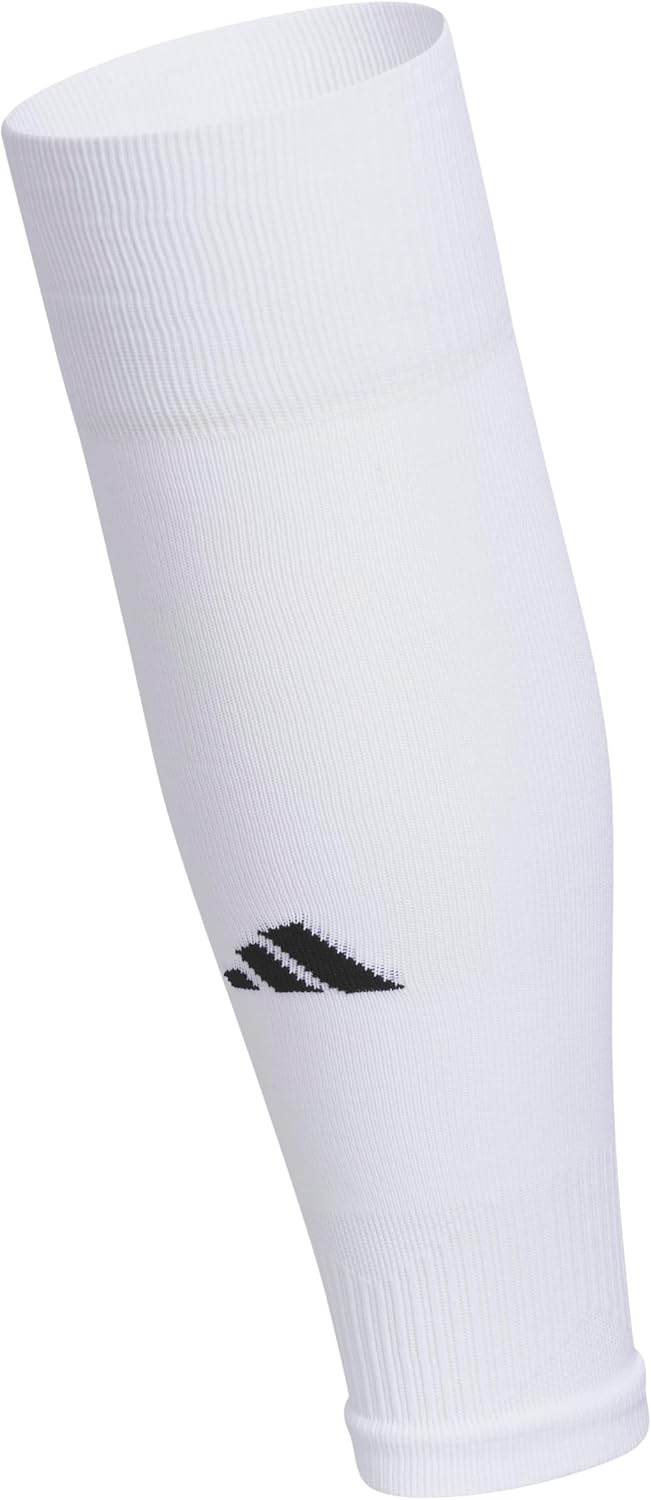 adidas Unisex Metro Soccer Socks or Calf Sleeves (1 Pair) Over-the-Calf | Unisex, 1-Pack, Cushioned Impact Zones, Moisture-Wicking, Calf Compression, Versatile Layering, Game & Practice Ready