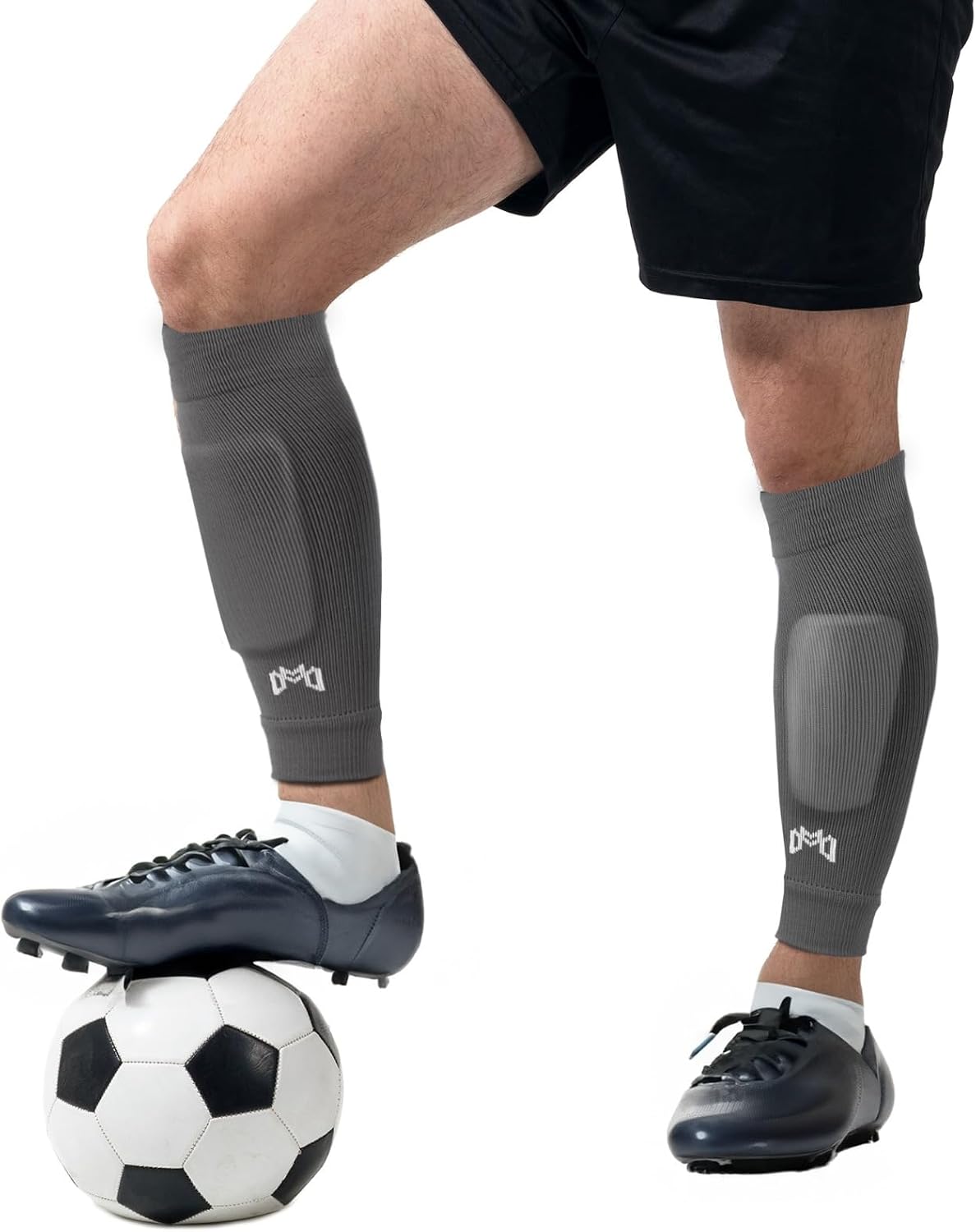 Pre Cut Soccer Sock Sleeves, Companion for Soccer Grip Socks, Securely Holds Shin Guards, Compression Leg Warmer - Image 8