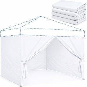 10 x 10 Canopy Sidewalls, 4 Pack Po...