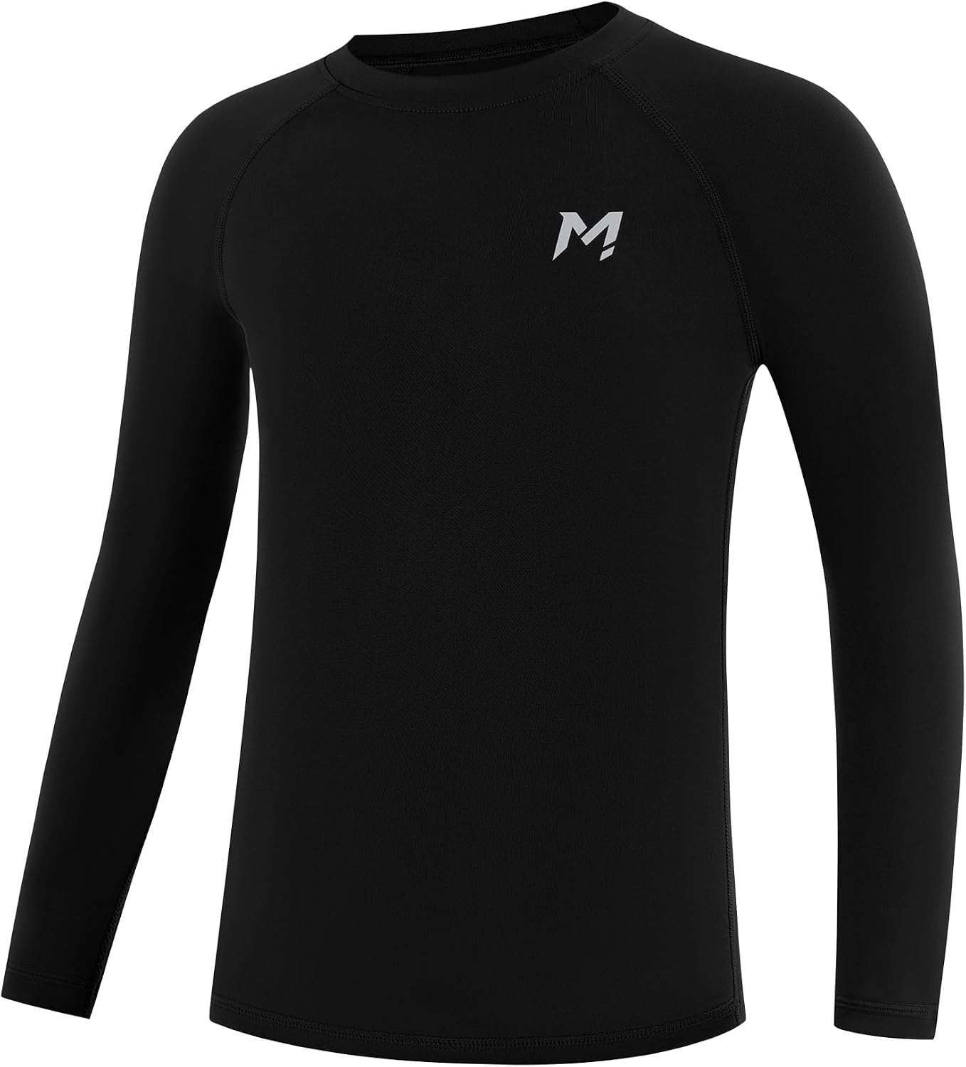 Moozava Boys Compression Shirt Long Sleeve Quick Dry Youth Undershirt Football Baseball Kids Athletic Soccer Base Layer Tops