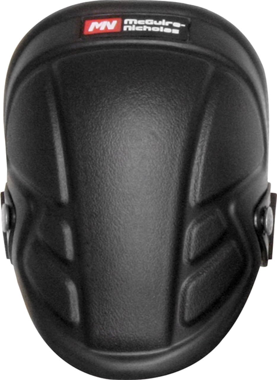 McGuire-Nicholas Tuff Shell Knee Pads, 1 Pair, Navy and Black | EVA foam padding, tri-buckle elastic straps for secure fit, ideal for flooring, construction, plumbing, and gardening - Image 2
