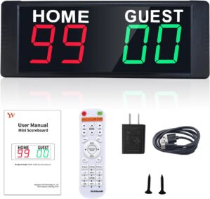 YZ LED Portable Digital Scoreboard,...