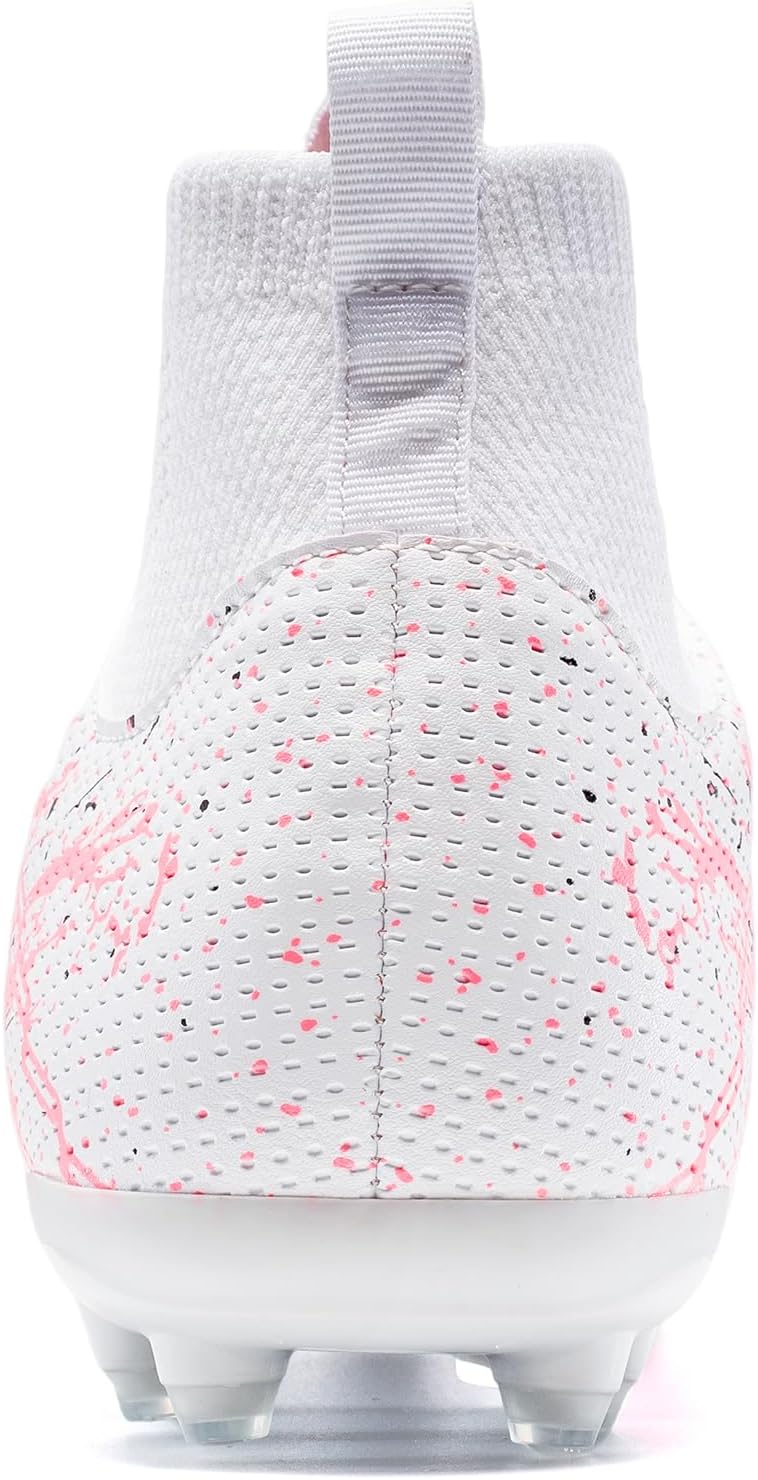 Unisex Soccer Cleats Lightweight No-Tie Lacing System Multi-Surface Football Shoes with Ankle Support for Beginners to Advanced Players - Image 4