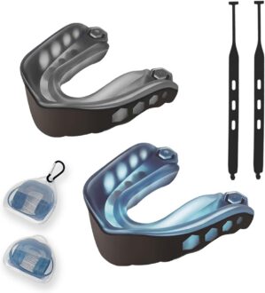2 Pack Youth Football Mouth Guard w...