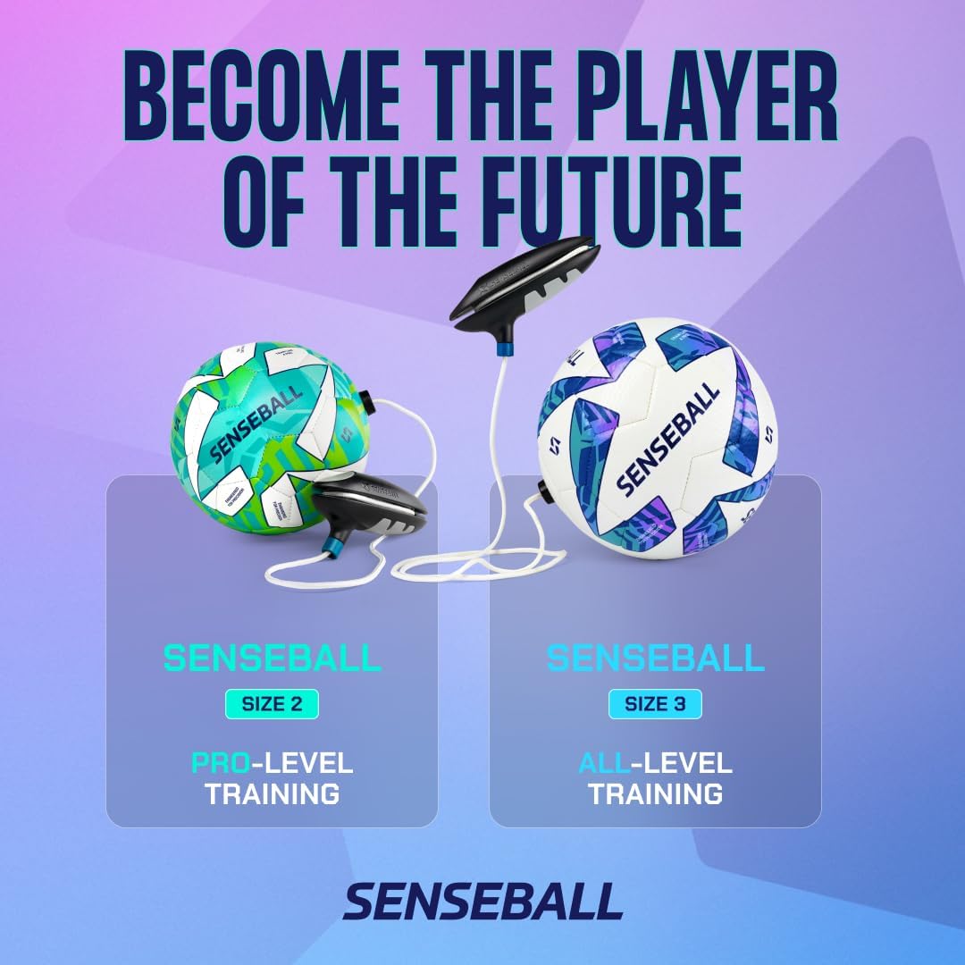 SenseBall Soccer Training Ball with App for Kids and Youth | Tethered design; structured drills for ball control, footwork, coordination and independent practice - Image 7