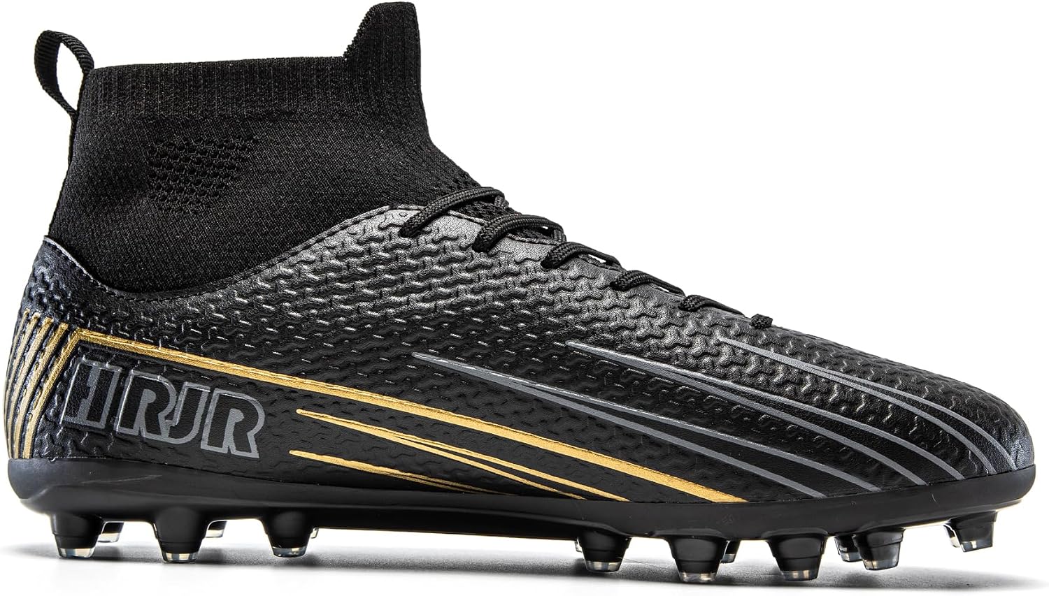 Unisex-Child Soccer Cleats High-Top Football Cleats Lightweight Training Soccer Shoes - Image 3