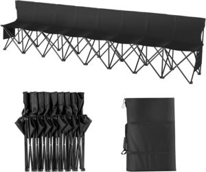 VEVOR Portable Folding Bench, 8 Sea...