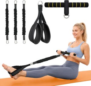 Pedal Resistance Band with Handles,...