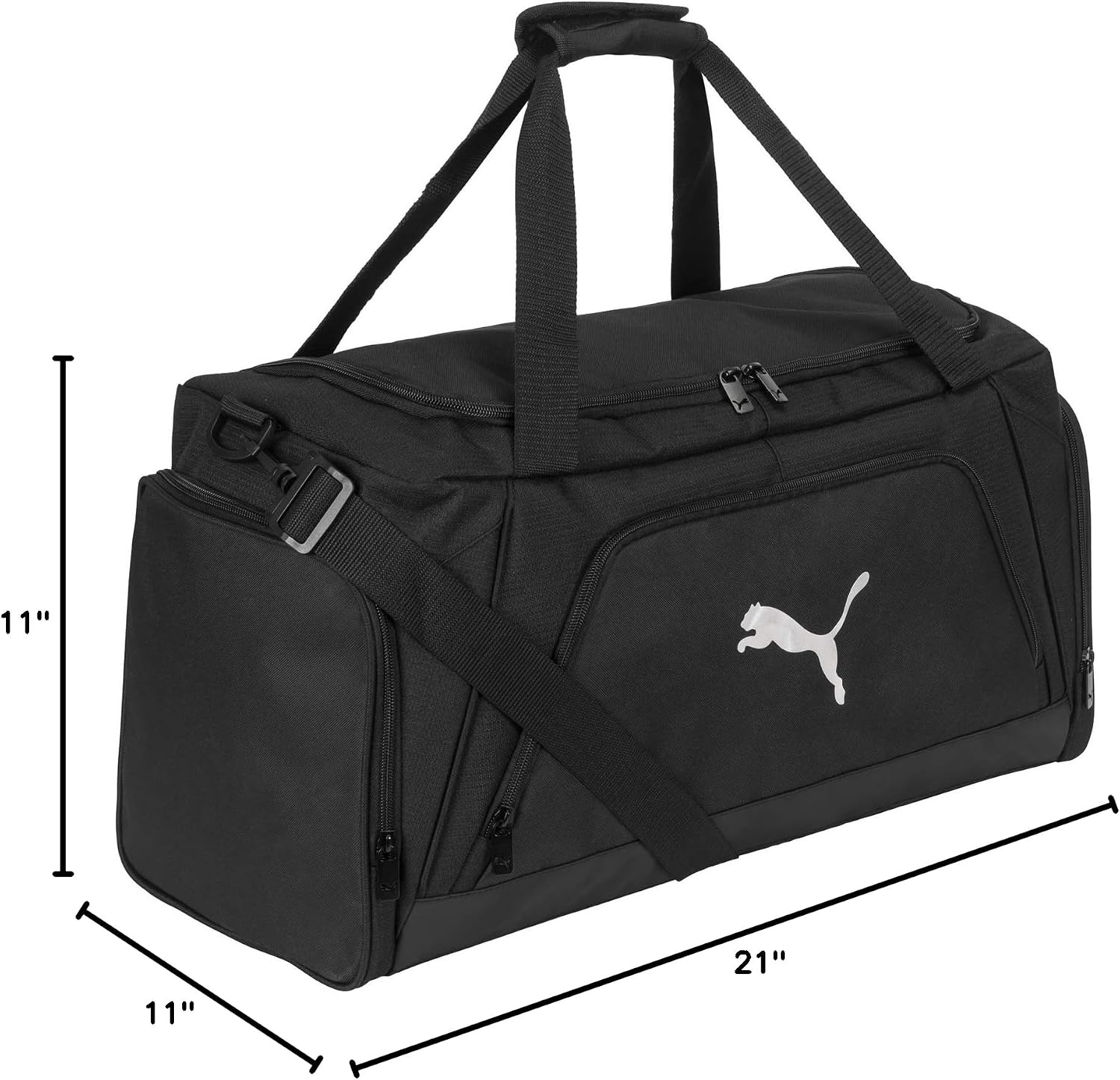 PUMA Accelerator Duffel Bag with Removable Strap & Shoe Pocket - Image 7