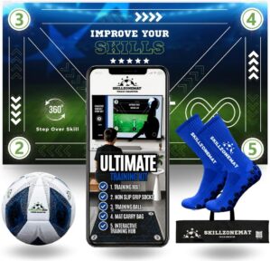 SkillZone Soccer Training Mat with ...