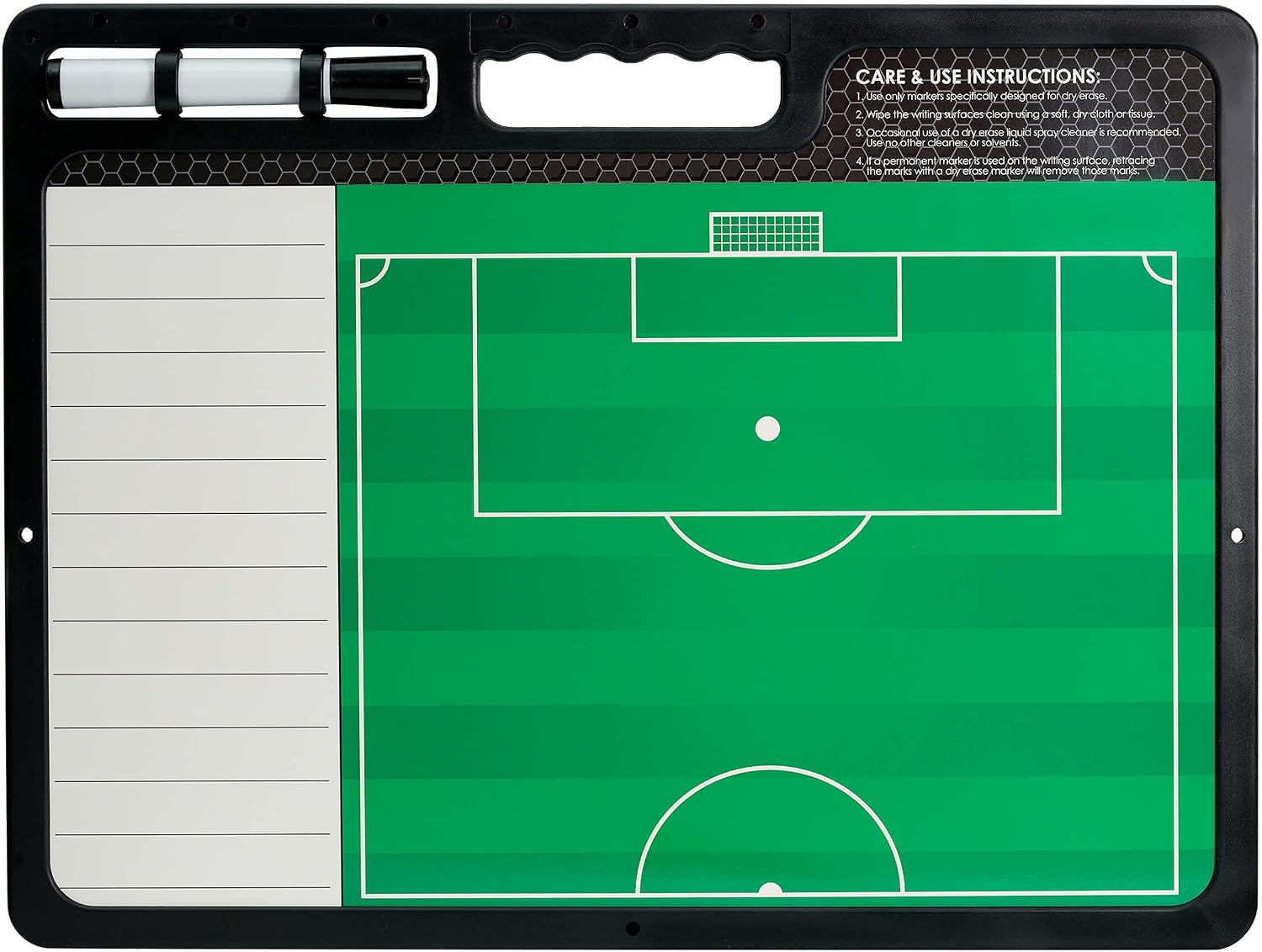 Murray Sporting Goods Premium Coaches Clipboard | Double-Sided Dry Erase Marker Board for Basketball, Baseball, Soccer, Football, Hockey (Marker Included) - Image 3