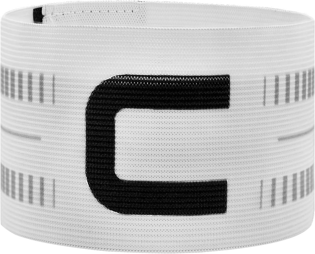 Captain Armband, Unisex C Captain Armbands Soccer Football Player Captain's Arm Bands Sport Team Training for Youth and Adult