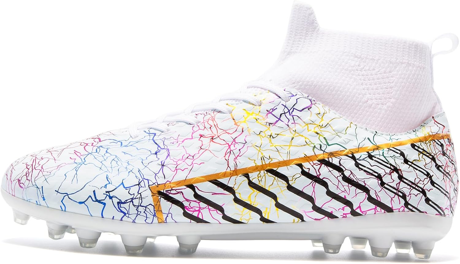 Youth Soccer Cleats - Lightweight High-Top Football Boots for Training - Image 4