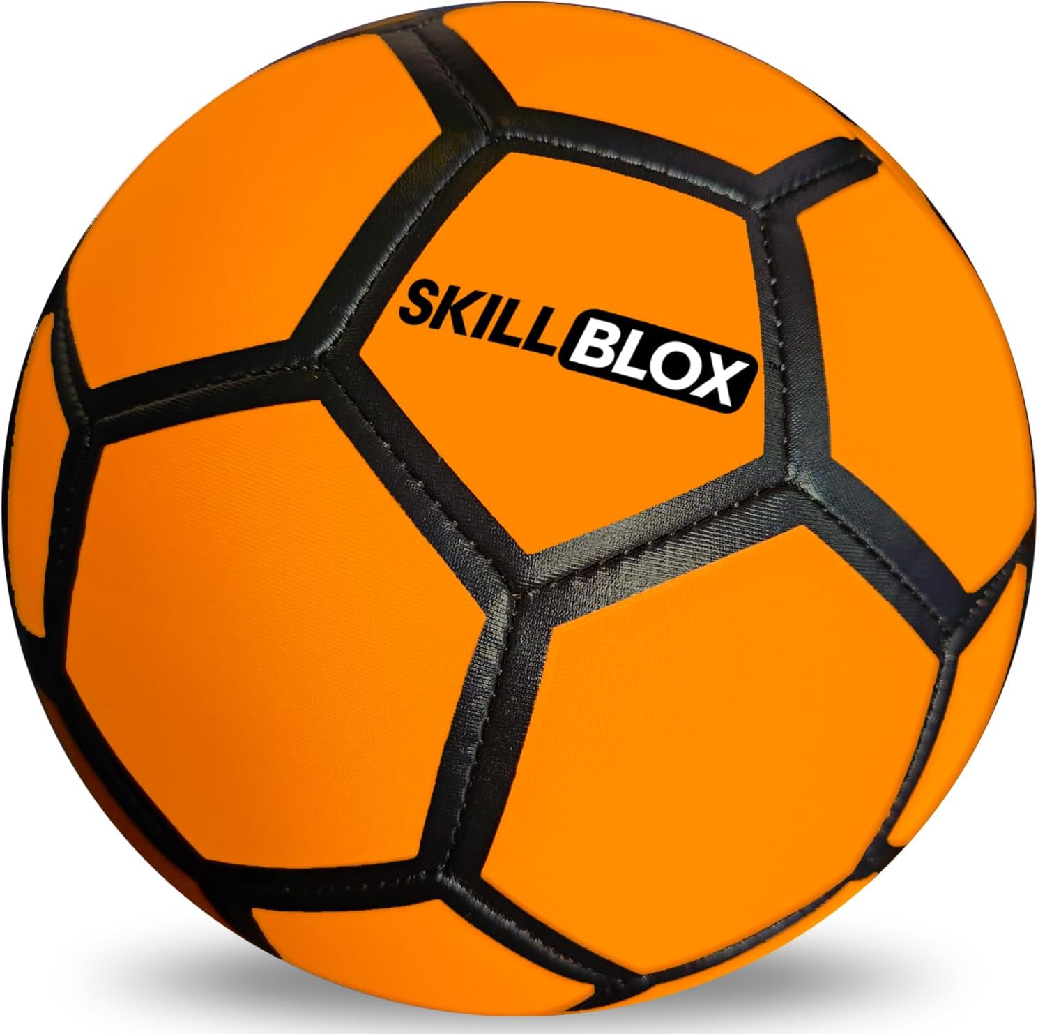 Skill Blox SoftStrike Indoor Soccer Ball Size 4 | Soft Foam Training Ball | Silent Indoor Soccer Ball for Kids | Neoprene Outer with Soft Foam Layer | Safe for Indoor Play, Practice & Ball Control