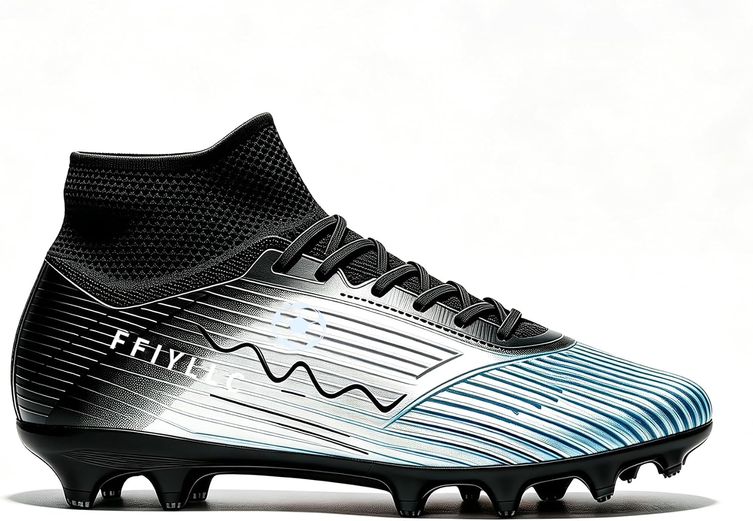 Unisex Soccer Cleats High-Top AG/FG Ankle Support Soccer Shoes Non-Slip Football Boots for Men Women Youth Artificial Grass Training & Match - Image 6