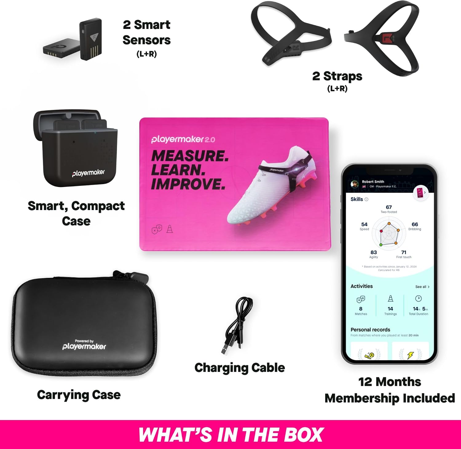 2.0 Smart Soccer Tracker - AI Soccer Sensor for Aspiring Players, Stop Guessing and Start Improving with Real Data, Tracks Every Touch, Step and Movement, FIFA Certified Wearable - Image 8
