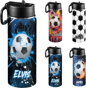 Personalized Soccer Water Bottles f...
