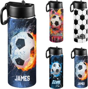 Personalized Soccer Water Bottles f...
