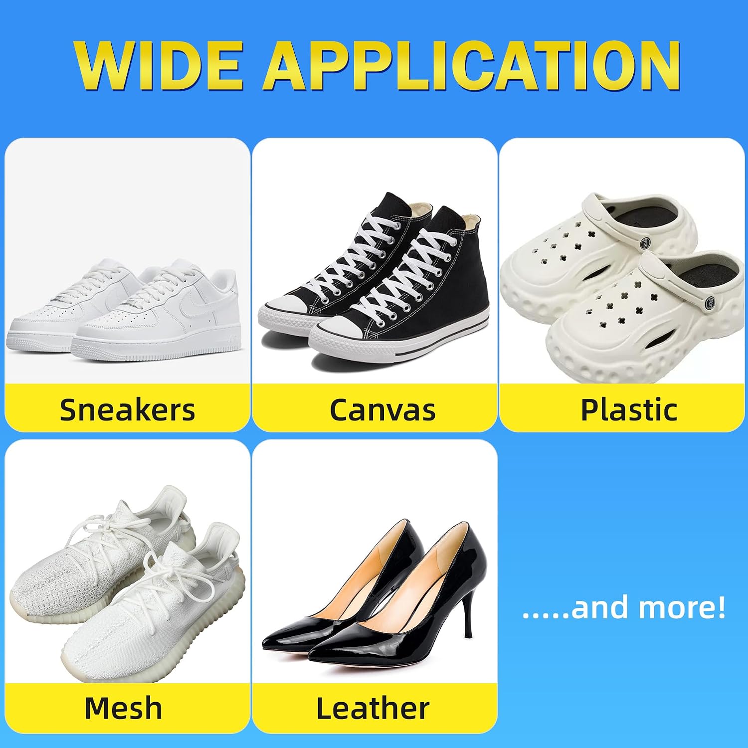 Shoe Cleaner Kit – Foam Cleaner for White Shoes & Sneakers, 6.76 fl oz | Fast Dirt And Stain Removal, Anti-Yellowing Care For Leather, Canvas, Mesh, Knit And Rubber, Brush & Towel Included - Image 6