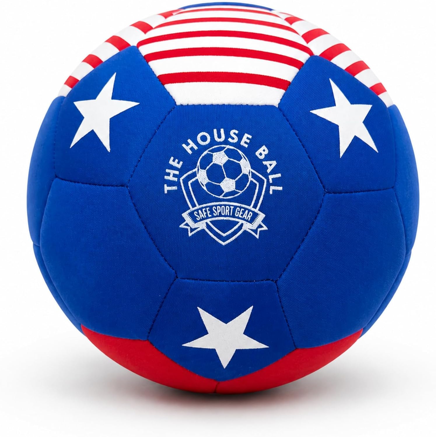 The House Ball - The Original Soft and Safe Indoor Soccer Ball Size 4 - Created for Inside Your Home and Yard - No Scuffs On Walls - Realistic Feel and Weight with a Shock Absorbing Exterior