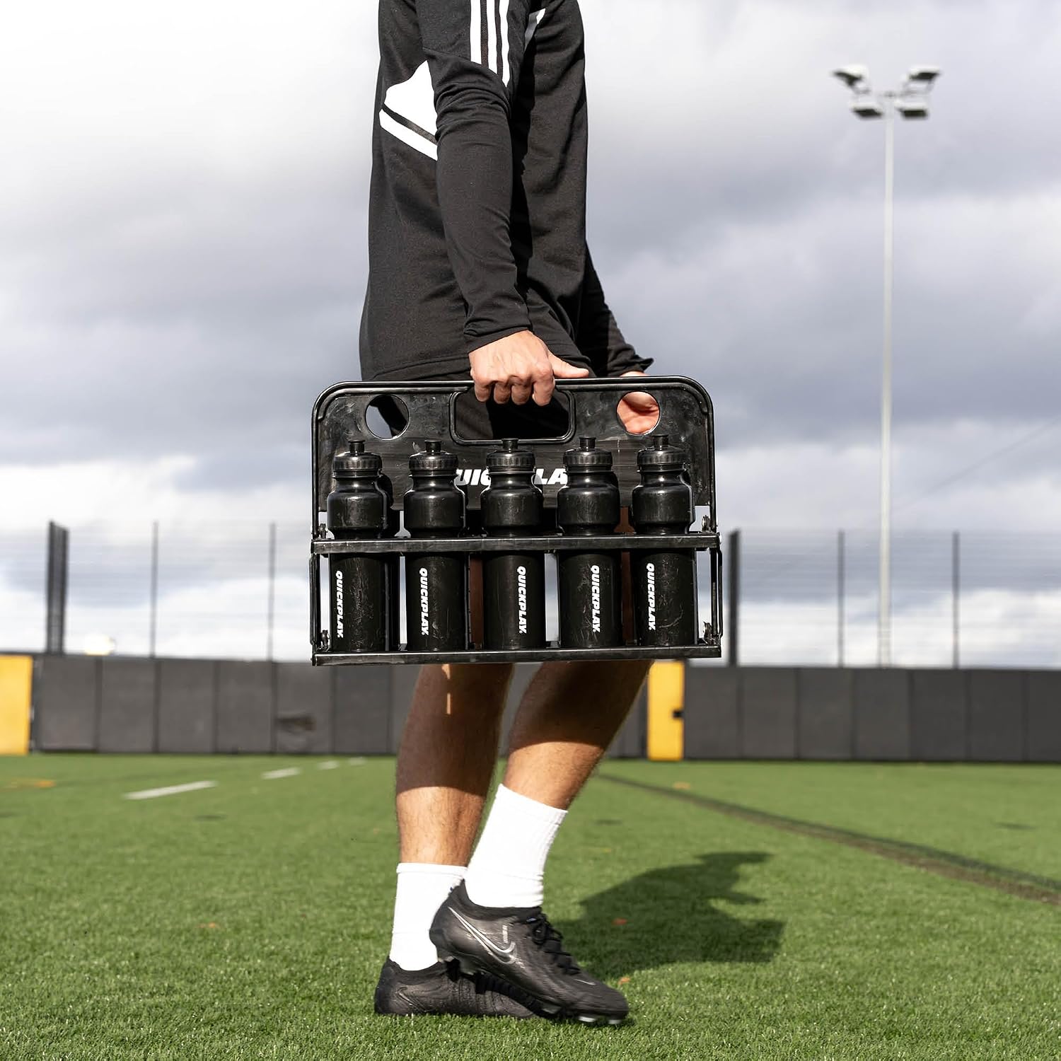 QUICKPLAY 10 Water Bottles 750ml & Foldable Water Bottle Carrier - Sports Water Bottles for Teams, Soccer Water Bottles with Bottle Carrier, Lightweight Sports Bottle Holder - Image 3