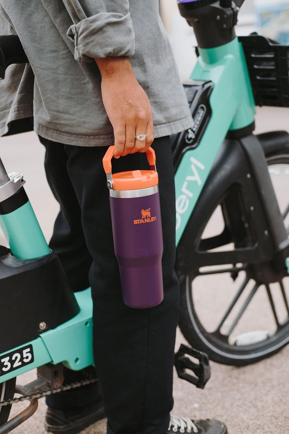 STANLEY IceFlow 2.0 Flip Straw Tumbler, 30 oz, Spring Green | Easy Carry Handle | Twist On Lid and Flip Up Straw | Leak Resistant Water Bottle | Insulated Stainless Steel | BPA-Free - Image 7