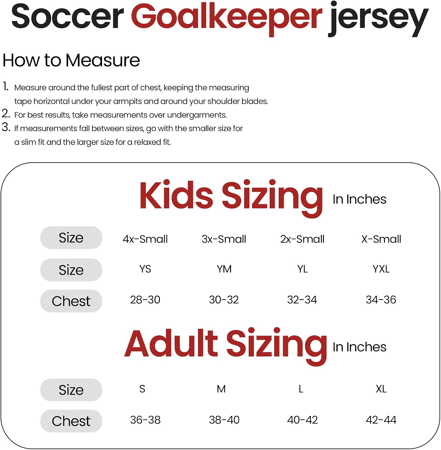 INTENZ Pack of 2 Soccer Goalie Shirt, Padded Goalkeeper Jersey, Polyester, Long Sleeve, Regular Fit, Youth and Adult Sizes - Image 3