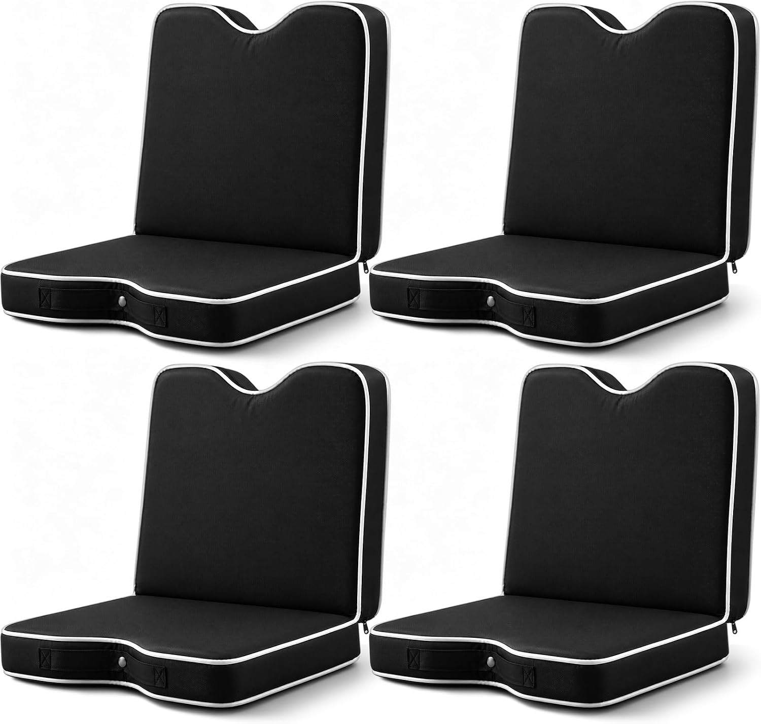 Jerify Stadium Seat Cushions, Bleachers Portable Bleacher Cushions with Extra Foam, Thick Waterproof Oxford Fabric for Indoor, Outdoor, Sports Events, Travel