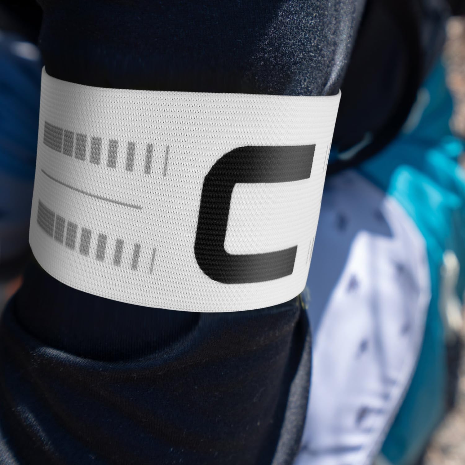 Captain Armband, Unisex C Captain Armbands Soccer Football Player Captain's Arm Bands Sport Team Training for Youth and Adult - Image 2