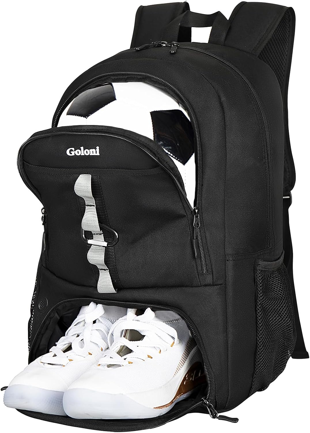Youth Soccer Bag,Basketball Bag with Ball Compartment & Shoe Compartment,Backpack for Football Volleyball Basketball