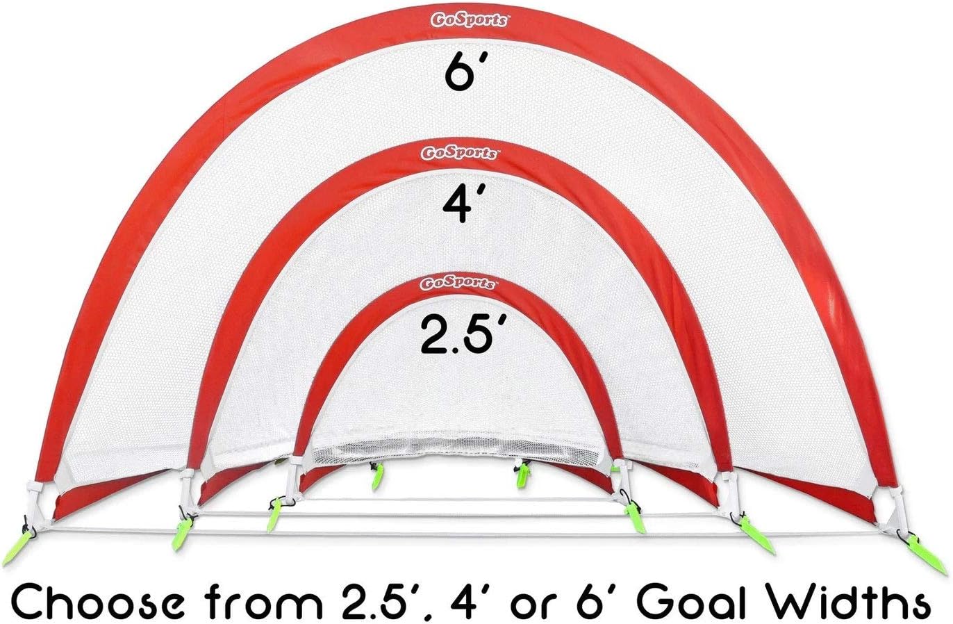 GoSports Portable Pop-Up Soccer Goals for Backyard - Kids & Adults - Set of Two Nets with Agility Training Cones and Carrying Case - Image 5