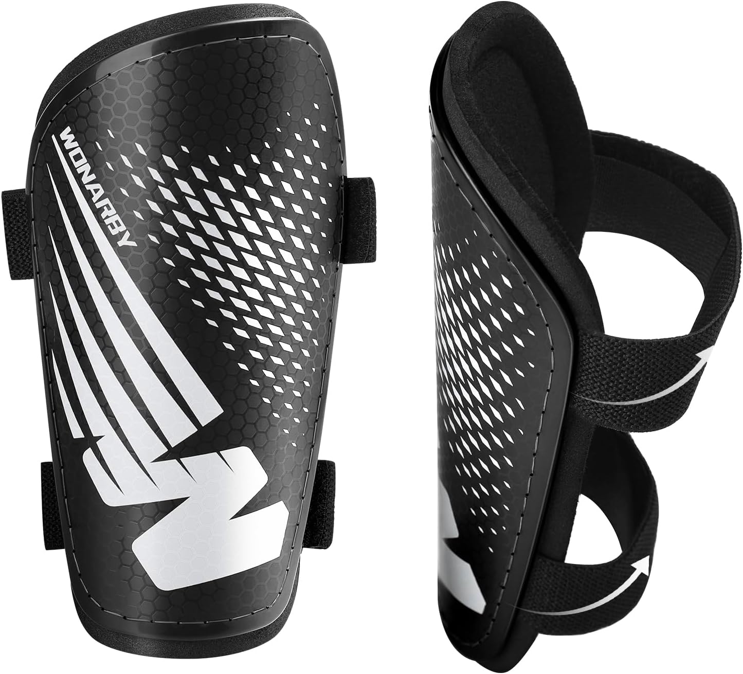 Shin Guards Soccer Kids Toddler, Shin Guard for Boys Girls 2-18 Years Old | Soccer Shin Guard, Football Shin Pads Protection Equipment with Adjustable Straps, Youth Teenagers