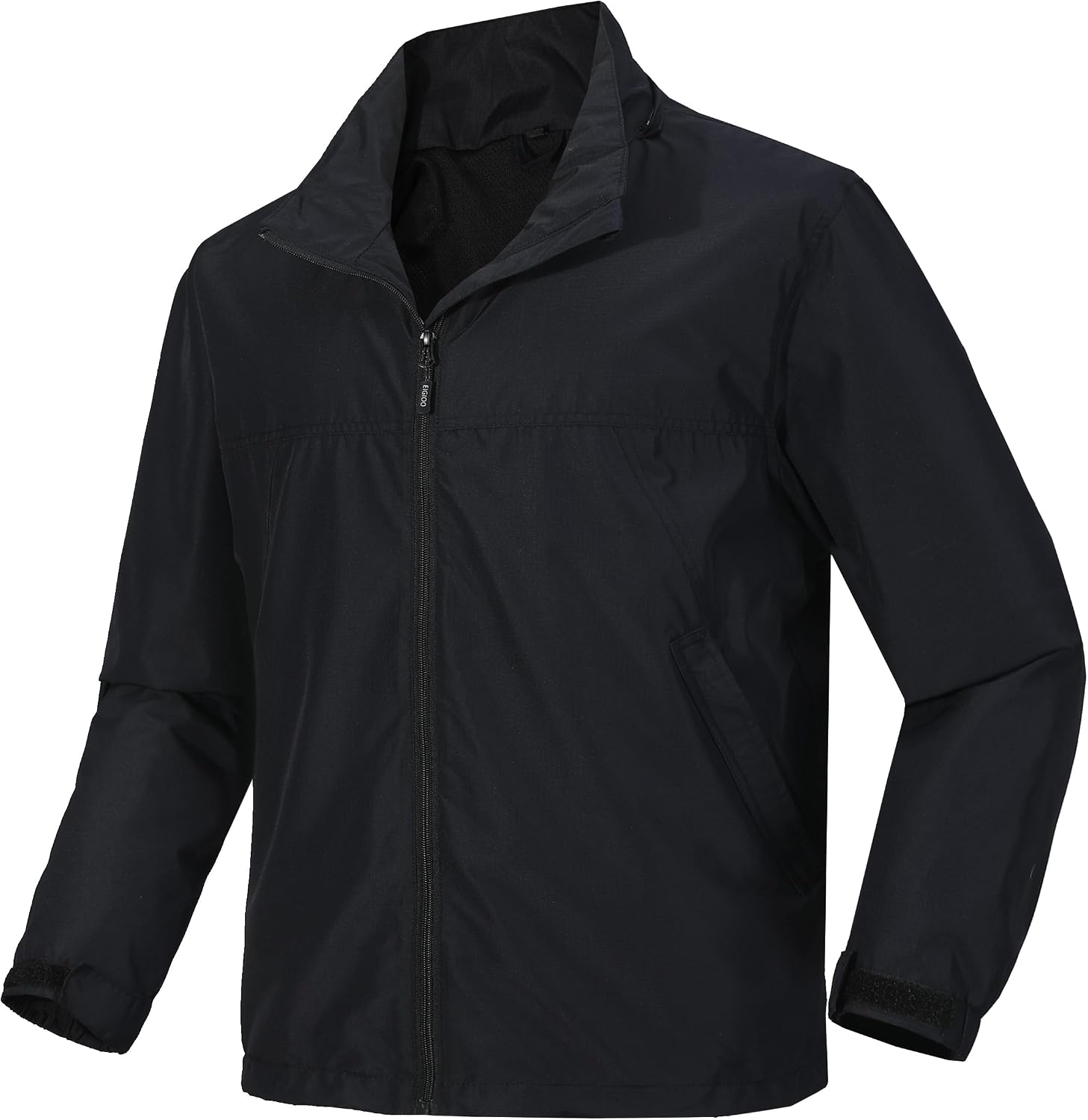 Men's Lightweight Hooded Jacket Waterproof Windbreaker Raincoat Shell Jacket for Outdoor Hiking Traval - Image 4