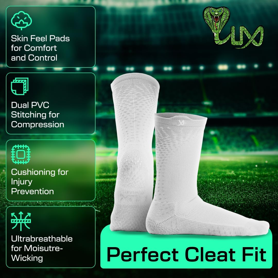 LUX Sports Performance Grip Socks Bundle - Black & White Grip Socks For Every Activity - Image 6