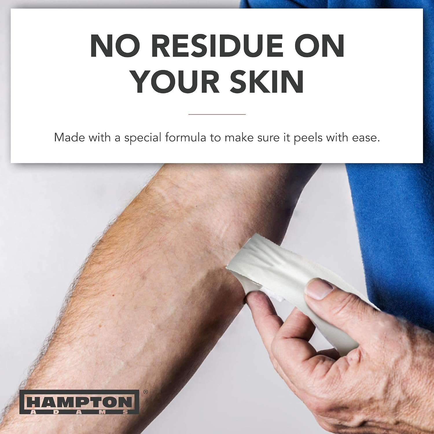 Hampton Adams Athletic Sports Tape, Very Strong, Easy Tear, No Residue | Premium Cotton Blend, 45 ft Rolls, 3 Pack, Strong Hold for Fingers Ankles & Wrists, Tears by Hand, No Sticky Residue - Image 4