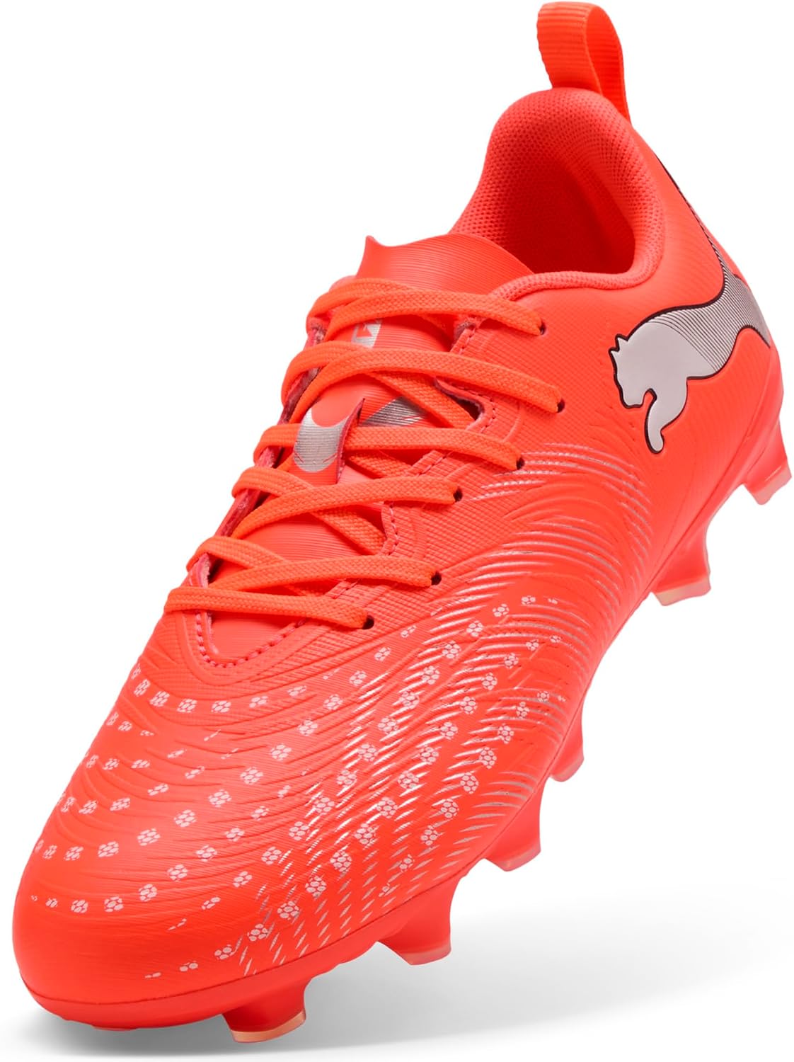 PUMA Kids Boys Future 9 Play FirmArtificial Ground Soccer Cleats - Red - Image 6