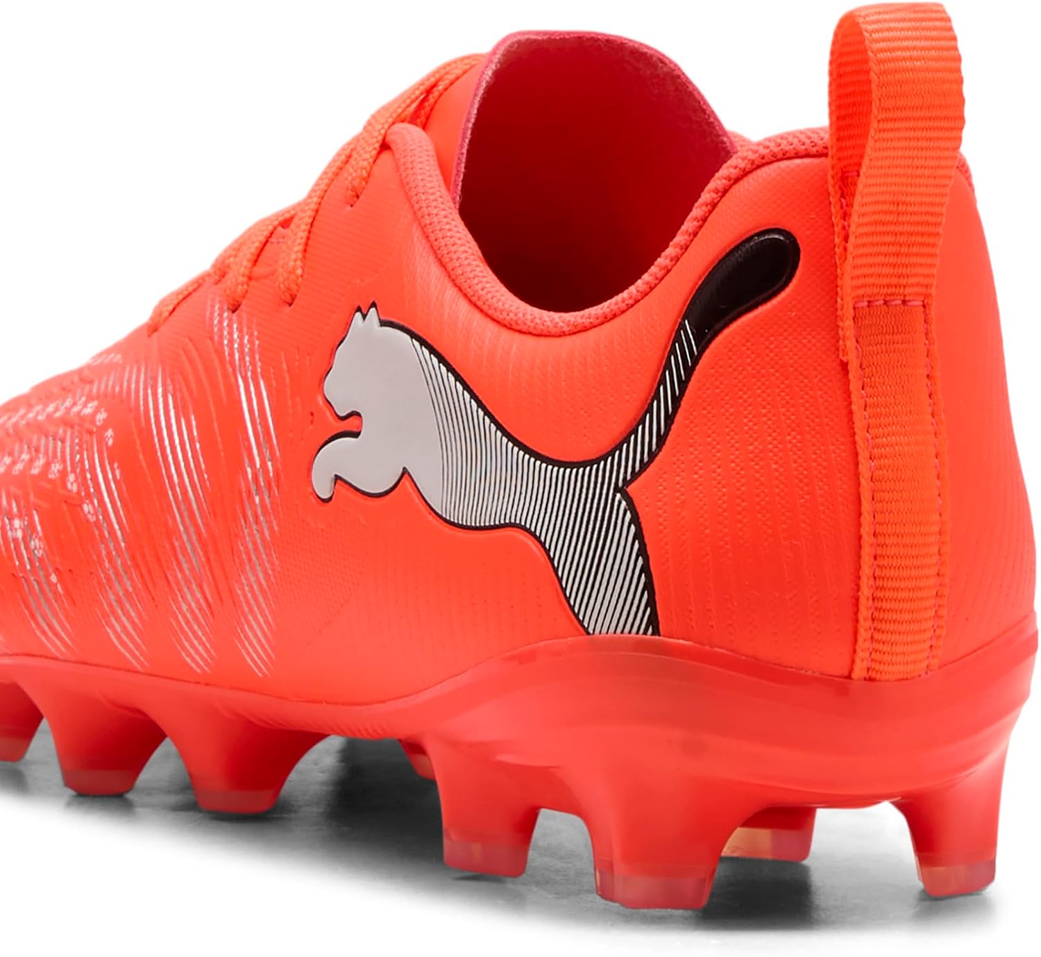 PUMA Kids Boys Future 9 Play FirmArtificial Ground Soccer Cleats - Red - Image 3